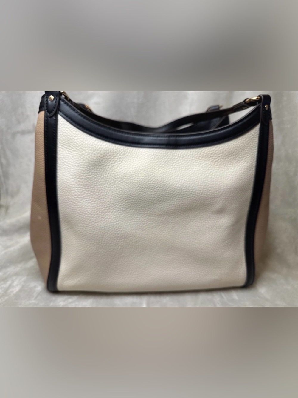 Coach Kristy Shoulder Bag in Colorblock Pebbled Leather - Picture 7 of 7